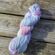 Hand-Dyed Yarn: 75% Merino, 25% silk, 4ply image 1