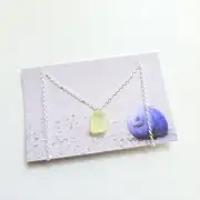 Sea Glass Necklace RARE image 1
