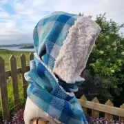 Two Sisters Tweeds Hooded Scarf Lambswool image 2