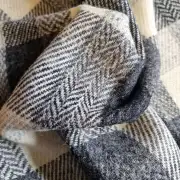 Two Sisters Tweed Fabric - winter check image 8