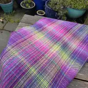 Two Sisters Tweed Fabric - Purple Aurora image 3