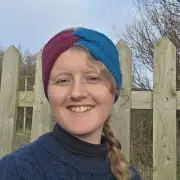 Hand Knitted cashmere & lambswool headband image 2