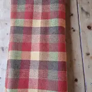 Three Sisters Tweed Fabric - Autumn check green image 1