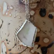 Sea Glass Necklace ultra rare colours image 1