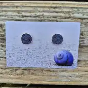 Harris tweed stud earrings image 1