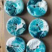 Ceramic buttons x6 image 1