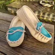 Suede and Tweed Slippers - luskentyre green image 1