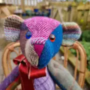 Tweed Teddy Bear made to order image 12
