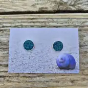 Harris tweed stud earrings image 1
