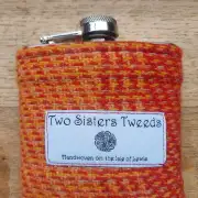 Hipflask with Two Sisters Tweed cover image 1