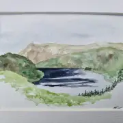 Mini Original Watercolour of thirlmere image 2