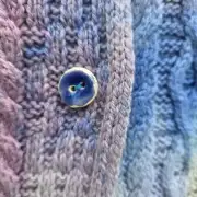 Hand dyed merino wool cardigan image 8