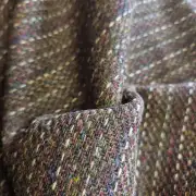 Two Sisters Tweed Fabric - pentland dark moss image 1