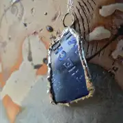 Sea Glass Necklace ultra rare colours image 1