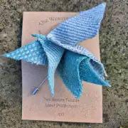 Tweed lapel pin brooch image 1