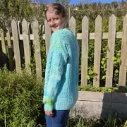 Hand dyed heritage wool jumper L image 4