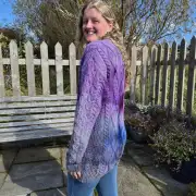 Hand-Dyed heritage wool jumper xl image 4
