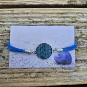 Harris Tweed and faux leather bracelet image 1