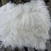 Sheepskin and Tweed Cushion image 3