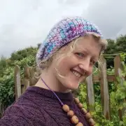 Hand Knitted hand dyed merino neckwarmer/headband image 8