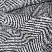 Two Sisters Tweed Fabric -  Hebridean Rocks  light grey image 1