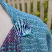Two Sisters Tweed Shawl Lambswool - 1 2 image 2