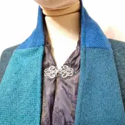 Harris Tweed Cloak with waterfall collar image 5