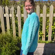 Hand dyed heritage wool jumper XXL image 3