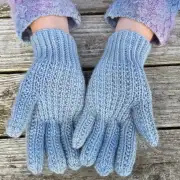 Hand dyed gloves - L image 3