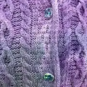 Hand dyed merino wool cardigan image 7