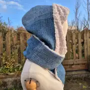 Three Sisters Tweed Hooded scarf image 1