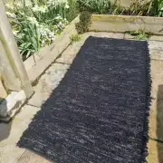 Handwoven pure wool rug image 1