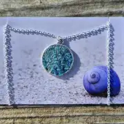 Three Sisters tweed necklace image 1