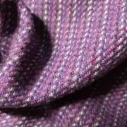 Two Sisters Tweed Fabric - purple heather image 3