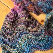 Hand Knitted scarf image 4