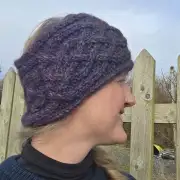 Hand Knitted merino blend neckwarmer image 5