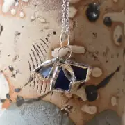 Sea Glass Necklace ultra rare colours image 2