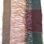 Textile Wall Art - 'tying-in' image 1