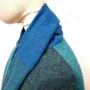 Harris Tweed Cloak with waterfall collar image 3