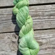 Hand-Dyed Yarn: 75% Alpaca, 25% silk, 4 ply image 2