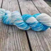 Hand-Dyed Yarn: 75% Merino, 25% Mulberry Silk, DK image 2