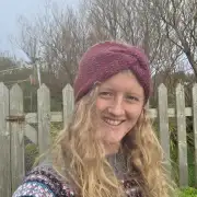 Hand Knitted wool/mohair/alpaca blend headband image 5