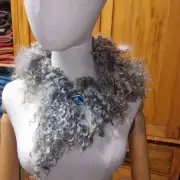 Felted wool collar - gotland image 6