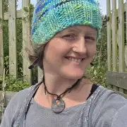 Hand Knitted hand dyed merino hat image 4