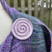 Two Sisters Tweed Shawl image 2