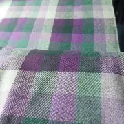 Three Sisters Tweed Fabric - thistle check image 3