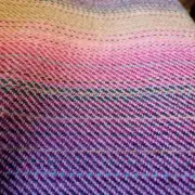 Three Sisters Tweed Fabric - Aurora Pink image 3