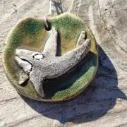 Ceramic Necklace Orca image 6