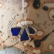 Sea Glass Necklace ultra rare colours image 1
