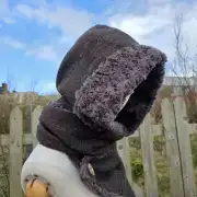 RESERVED Two Sisters Tweeds Hooded scarf image 3